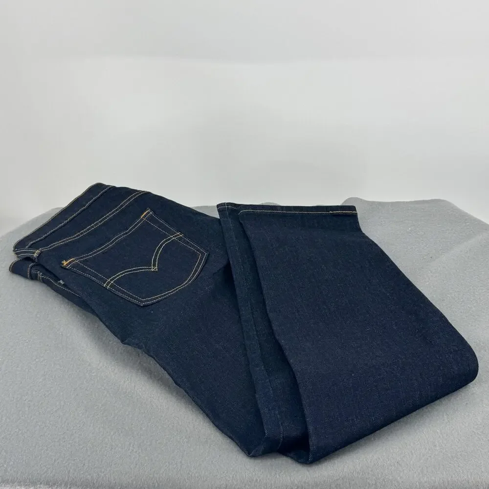 Levi's 511 Flex Jeans Mens 34x29 Dark Wash Slim Tapered Stretch Denim Blue